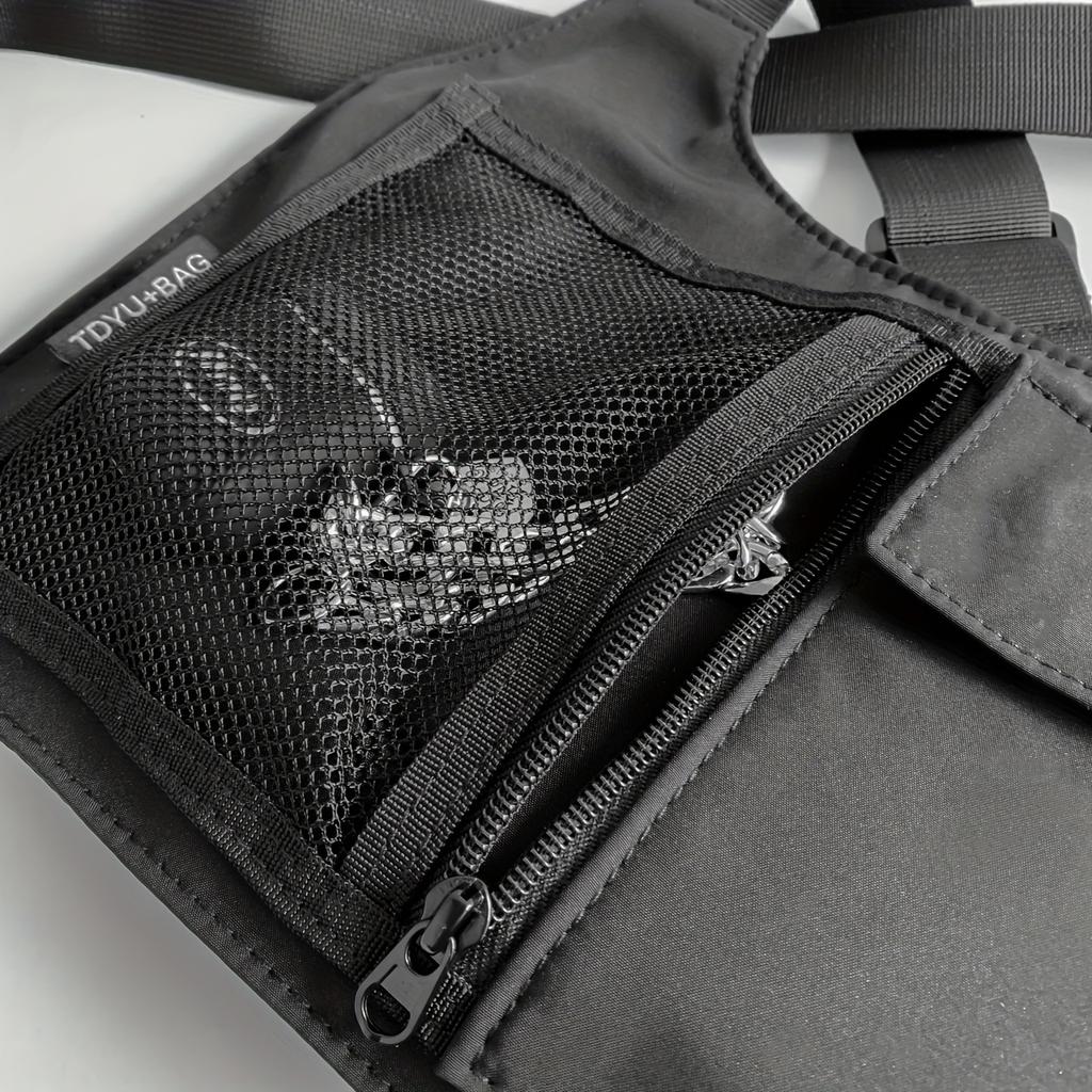 Multifunctional Vest Backpack, Minimalist Chest Bag with Cool Street Style
