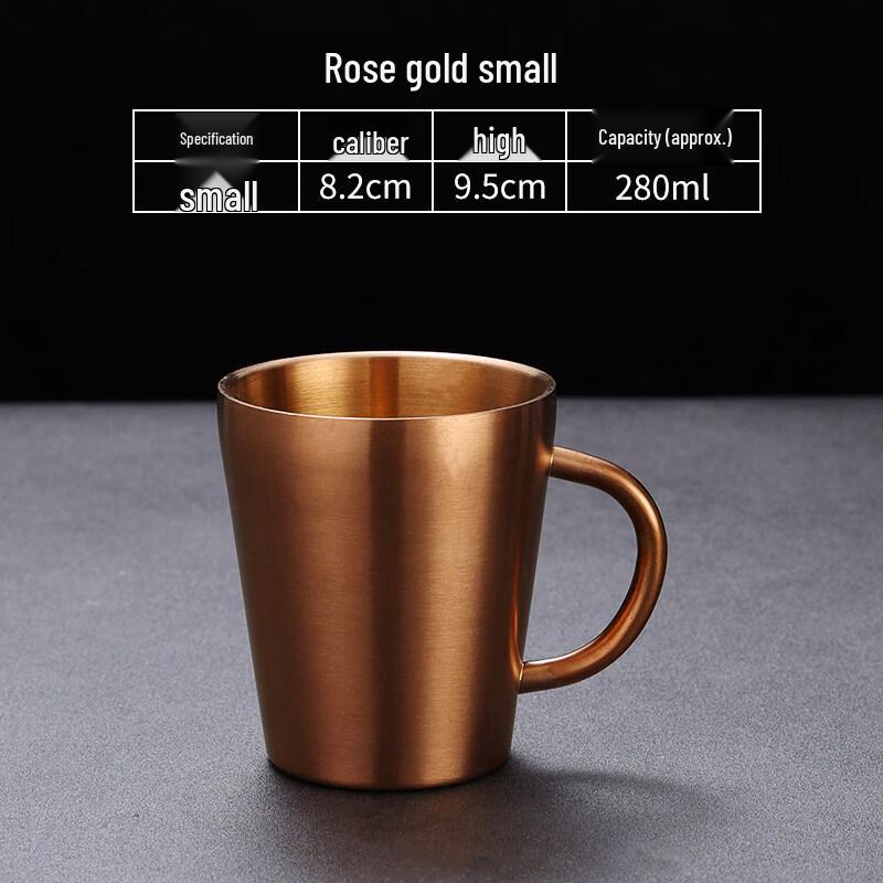 Jingbaodi 300ml Stainless Steel Mug with Handle