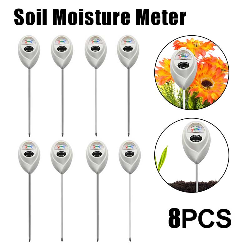 Soil Moisture Sensor Meter Detector Metal Probe Gardening Plant Flower Water Analyzer Test Instrument Hygrometer Tool