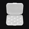 Earphone Eartips Holder, Clear Protective Eartips Storage Case for Easy Visibility of Content,for 6pair Eartips Storage