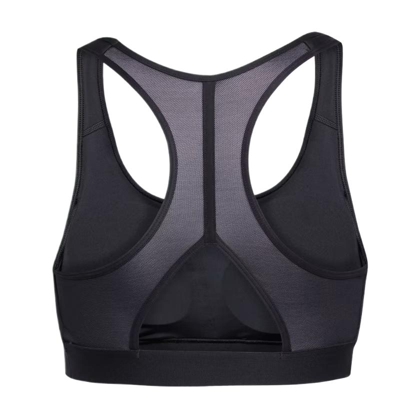 Adidas Powerreact 3-Stripes Comfortable Breathable Casual Sports Bra Women Underwear Black White JH1420