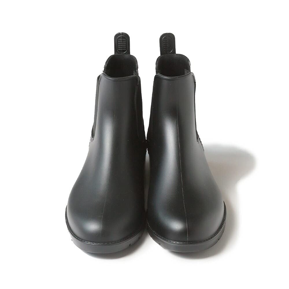 Menue 6001 S (Size 23.0cm) Side Gore Rain Boots, Fully Waterproof, 2.5cm Heel