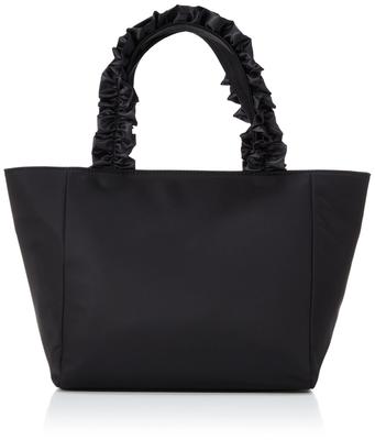 Beautiful Nylon Tote Square Large Capacity Lightweight Commuting Travel [ACROMASTER] Women's AY-087 (Black)