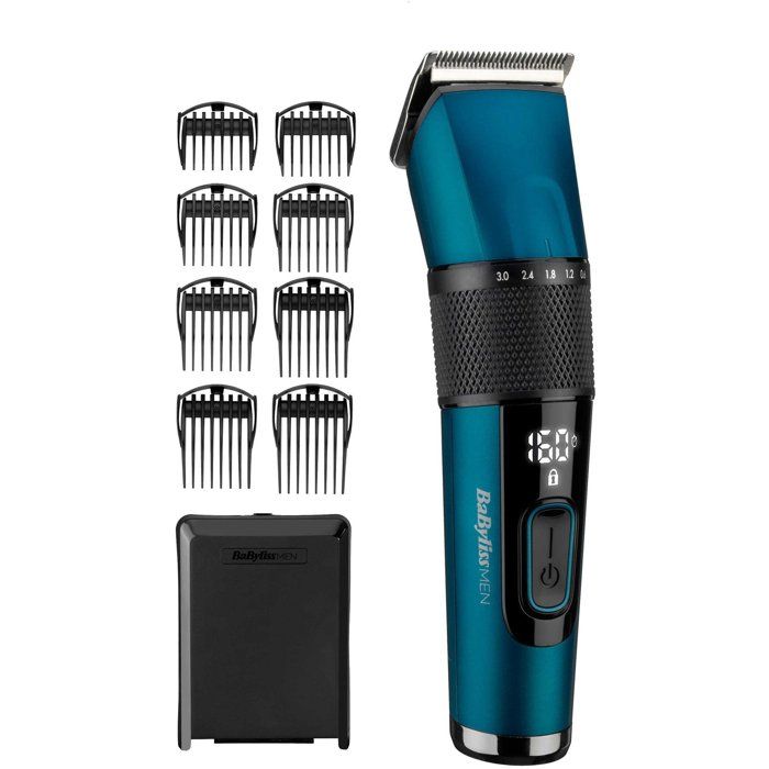 Tondeuse cheveux - BABYLISS - P1362E - Lames acier japonais - 45 hauteurs - Ecran digital - Batterie lithium
