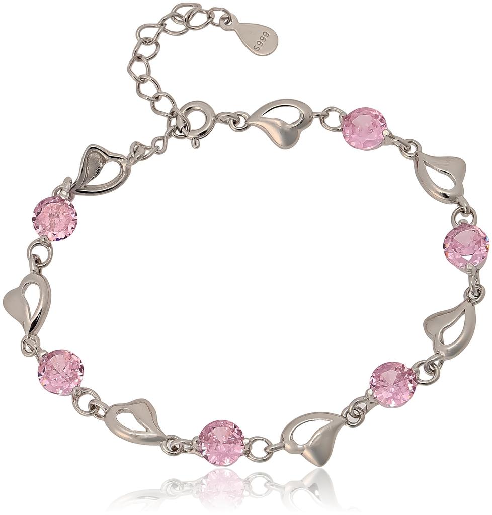 S999 Silver Bracelet [Varia Steep] 6B-R-3