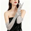 Meier Sequined Reflective Gloves, Halloween Party Prom Bar Gloves, Performance Gloves, Dress Stretch Gloves