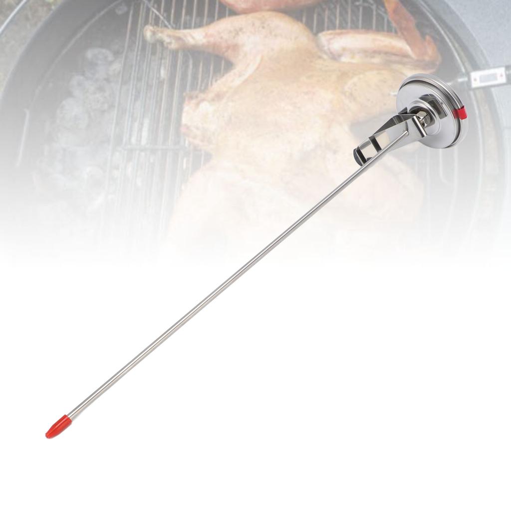 Fry Thermometer, Probe Stainless Steel BBQ Mt Cooking Thermometer Thermometer Frying Pot Thermometer for Turkey BBQ Grill