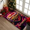 Football Club Print Area Rug, Multi-functional Office Chair Sofa Carpet, Easy Clean Carpet for Home and Living Spaces