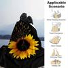 1pc Sunflower Printing Lightweight Flannel Blanket, Comfortable and Warm Blanket, for Camping Sofa Bed and Couch Office, Suitable for Gift Bl