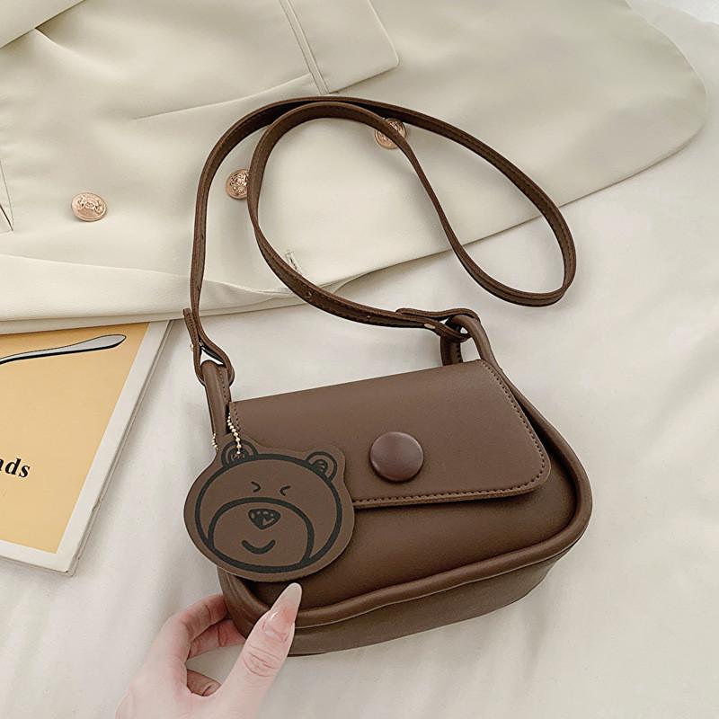 Trendy Fashion Saddle Bag Casual Commuter Shoulder Bag 2023 Summer Small Niche Crossbody Bag Vintage Handbag Women коричневый