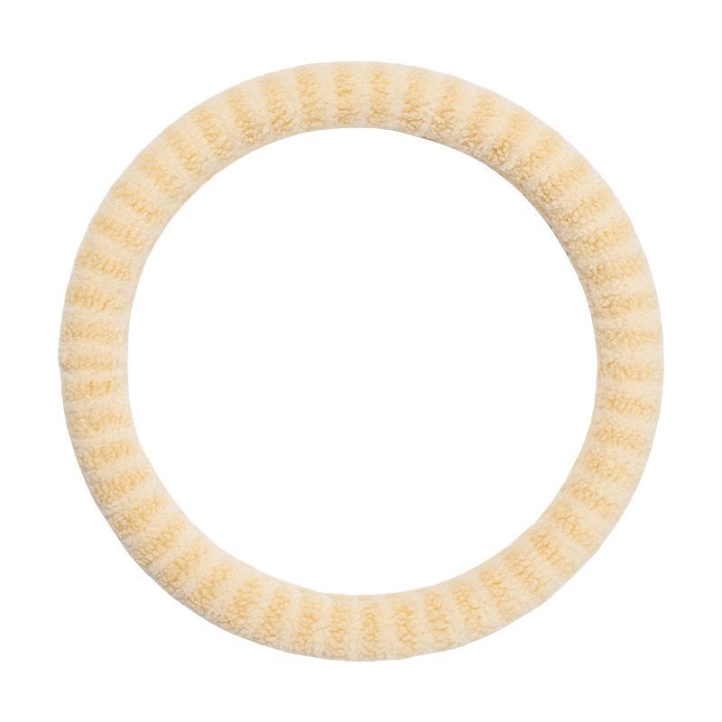 38CM Winter Auto Lenkradbezüge Plüsch Warm Fussel Mode Niedlich Produkt Innenzubehör für Frau Mädchen Fahrerin