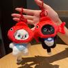 Cat Playful Koi Plush Keychain Adorable Detachable Headset Cute Bag Charm