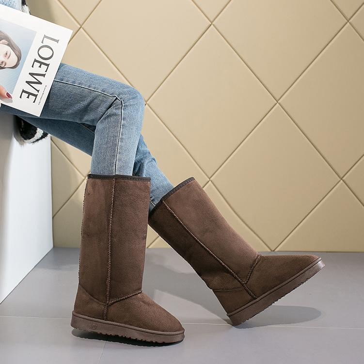 Fashion Comemore Women Tall Winter Padding Black Boots 2025 2025 Fashion Snow Boots Women's High Boot Size 41 Hot Warm Shoes Botas Mujer