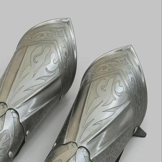 40,64 cm Geätztes Mittelalterliches Nazgul-Handschuh-Set Gotischer Ritter-Rüstungsringgeist LARP Cosplay Halloween Kostüm Requisite