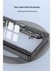 Samsung Z Fold 7 Electroplated Transparent Magnetic Protective Case
