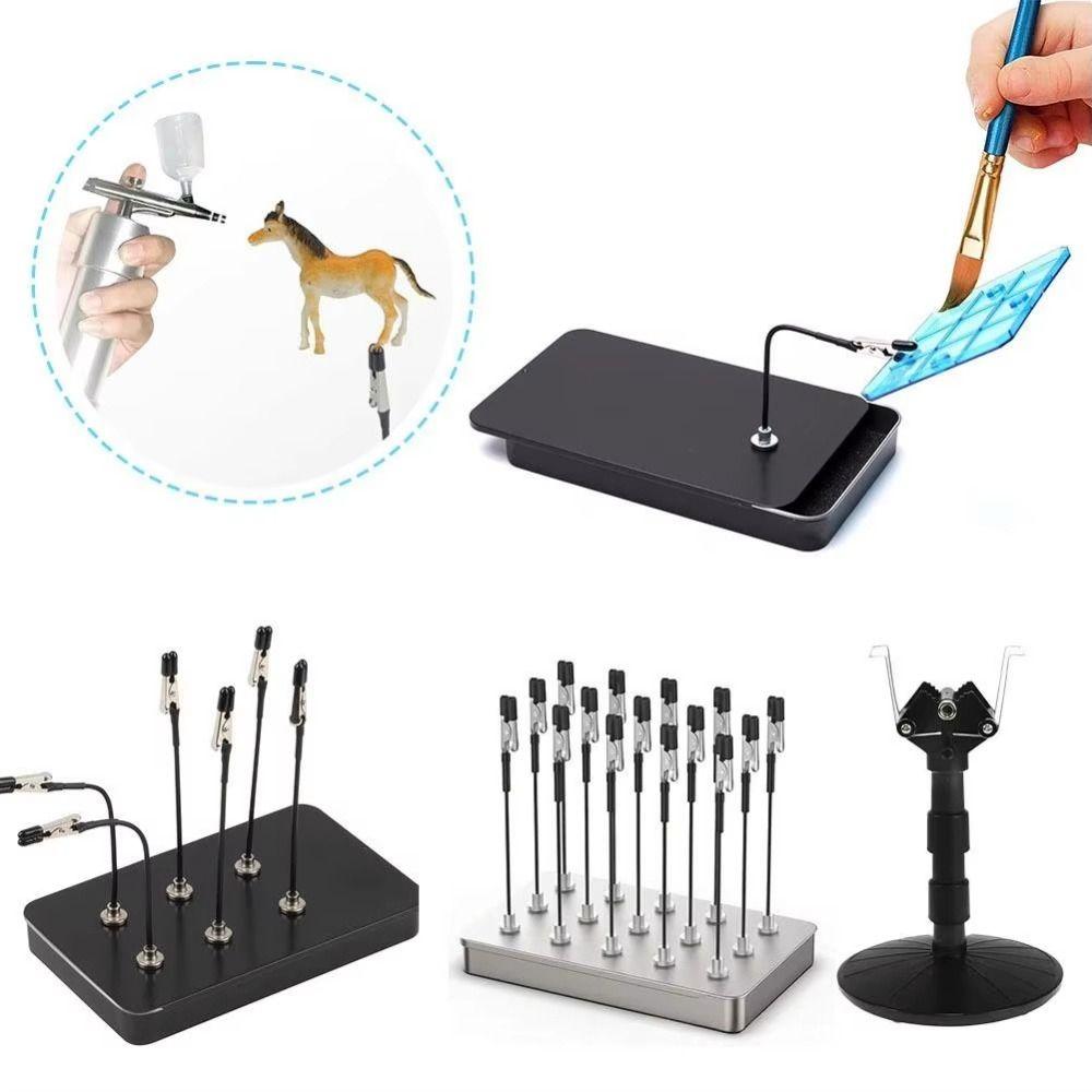 Magnetic Model Painting Stand Alligator Clip Flexible Modeling Tools  Price Tag Display