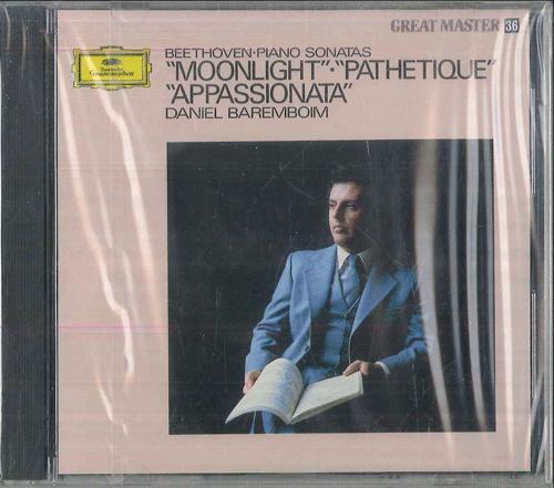 

CD DANIEL BARENBOIM Beethoven Moonlight Pathetique GS1025 POLYDOR Japan Classical Used