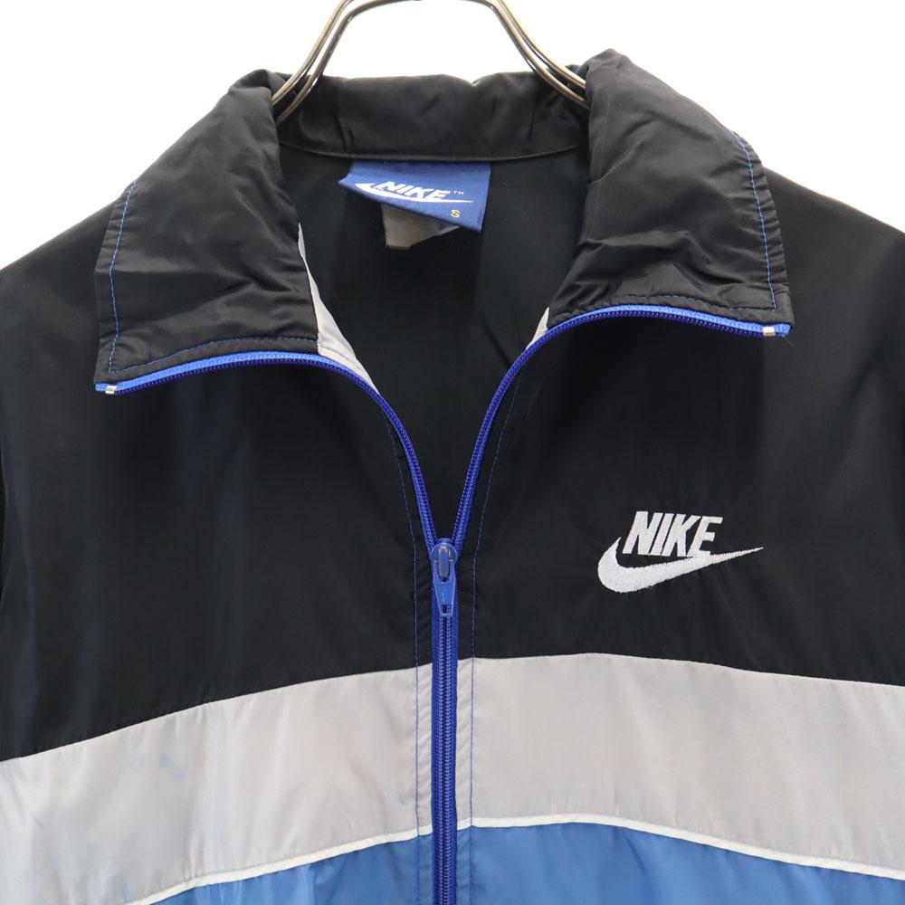 NIKE 80s Vintage Navy Tag multicolor Nylon jacket S Men's Used