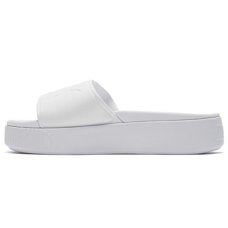 (WMNS) PUMA Platform Bold Slipper White Women s 367064-02 EU 37