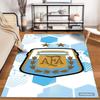Argentina Football Emblem Rug Non-slip rug suitable for living room and bedroom sofas