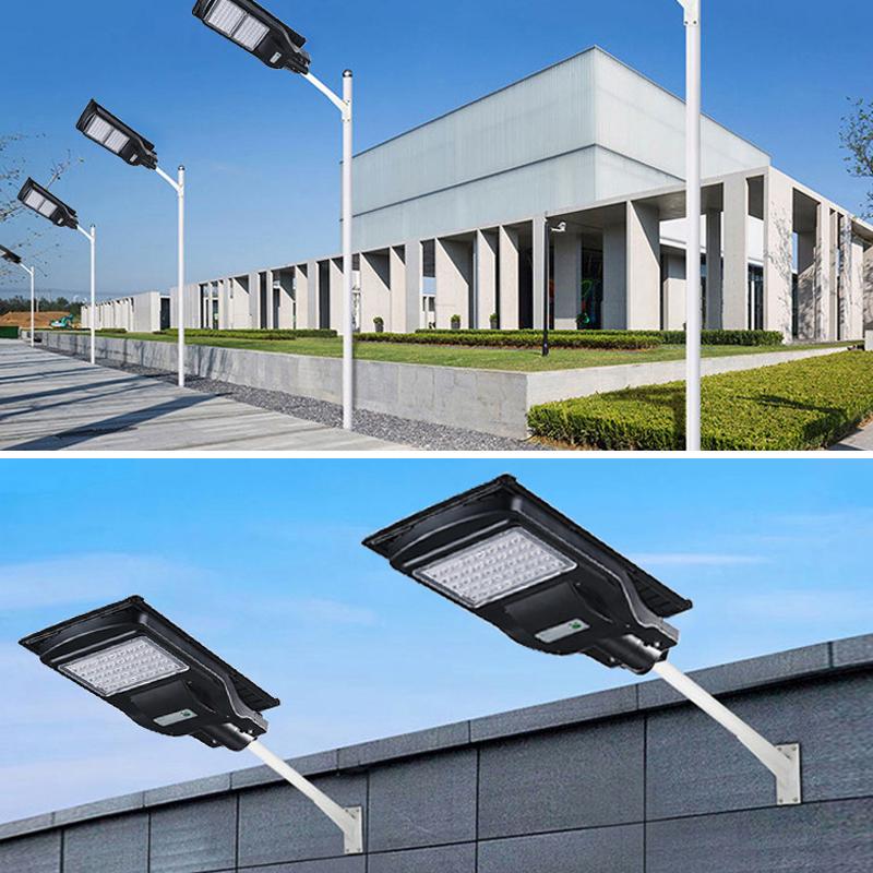 

80 Вт/120 Вт солнечный уличный фонарь водонепроницаемый IP67 настенное садовое освещение с дистанционным управлением