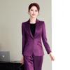 Executive Women's High-End Professional Suit Set: Formal Two-Piece for Civil Servants, Hotel Staff, and Business Leaders