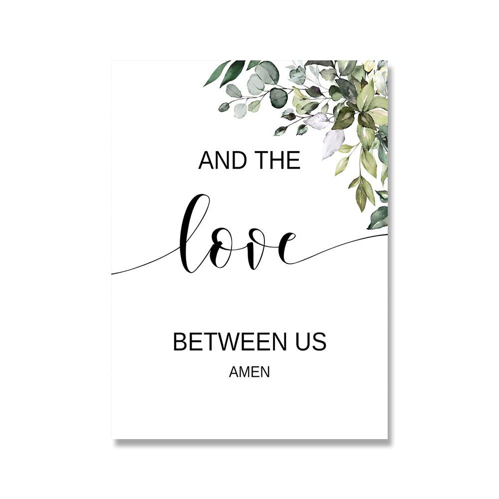 

Благослови еду перед нами, семью рядом с нами и любовь между нами. Аминь, набор настенных художественных принтов для кухни, декор гостиной 30x40cm No Framed