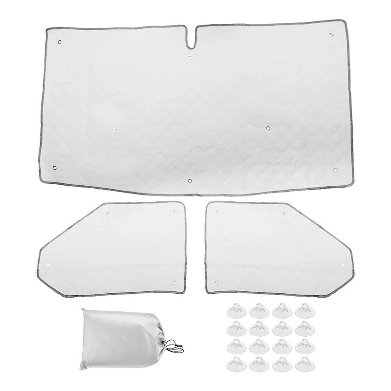 

Windscreen Cover Front Window Sunshade Screen Cover Internal Thermal Blind for Ford Transit Van with Strong Suction Cups