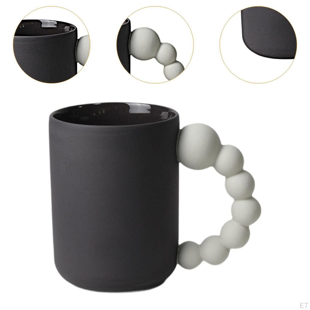 -Cup Drinks with Handle Milk Tea Water Cup for Café Birth Gifts