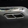Car Tail Throat Frame Decoration Carbon Pattern Trim For Mercedes Benz GLK X204 CLS W218 2012-17 Exhaust Muffler Pipe Accessory