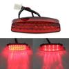 Upgrades LED Tail Light Brake Lamp Plastic LED Light LED Brake Signal High Visibility Rear Light Easy to Use for Scooter