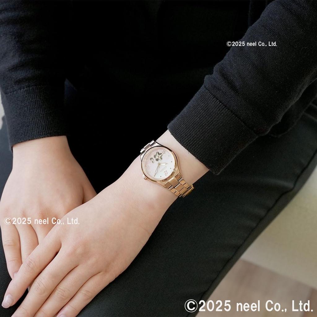 Citizen Limited Edition Mechanical Watch with Open Heart Cherry Blossom Pink PC1017-88Y Women's Design, Waterproof,
