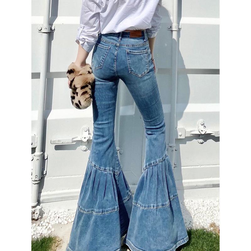 2025 Hoge Taille Retro Patchwork Wijde Pijp Jeans - Dames Lente/Herfst Losse Figuurcorrigerende Stijl
