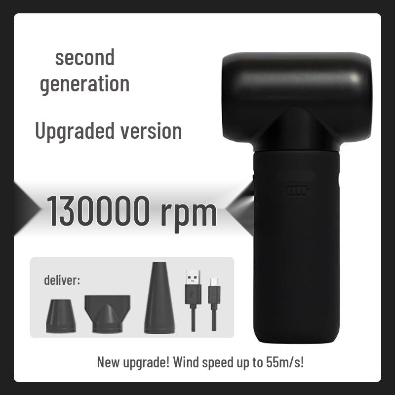 Portable High-Speed Brushless Motor Hair Dryer and Dust Blower 6000mAh