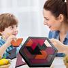 Funny Wooden Puzzle Brain Teaser Puzzles Set Geometric Block Logic IQS STEM Montessori Toy For Kid Adult Intelligence Challenges