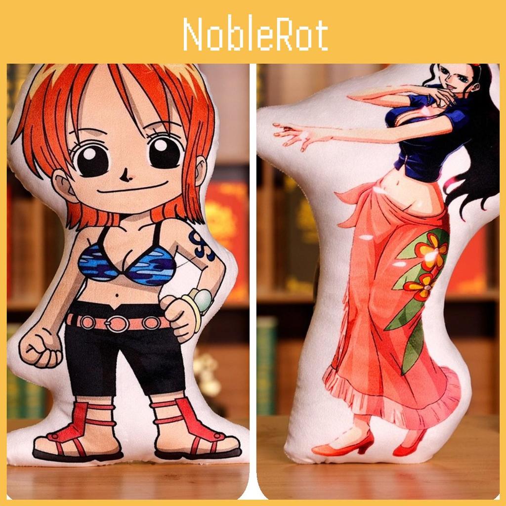 Adorable Two-dimensional Anime Plush Toy Pillows Featuring Luffy Zoro Chopper And More