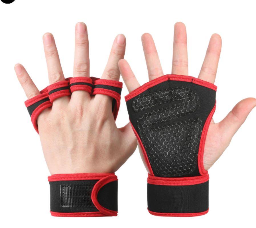 Weightlifting Non-slip Training Gloves Gym Palm Support Gloves Equipment Fitness Gloves for Men&Women