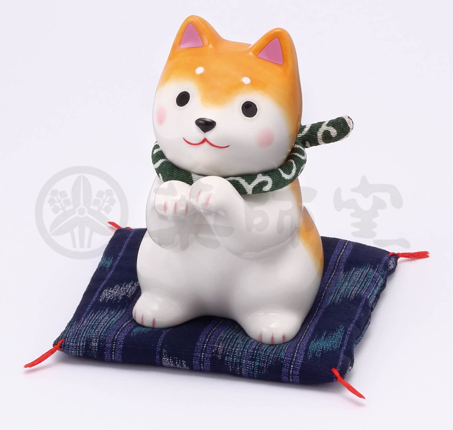 

Yakushi Kiln Warakuzukushi Dog Days Begging Shiba Inu Large [9688]