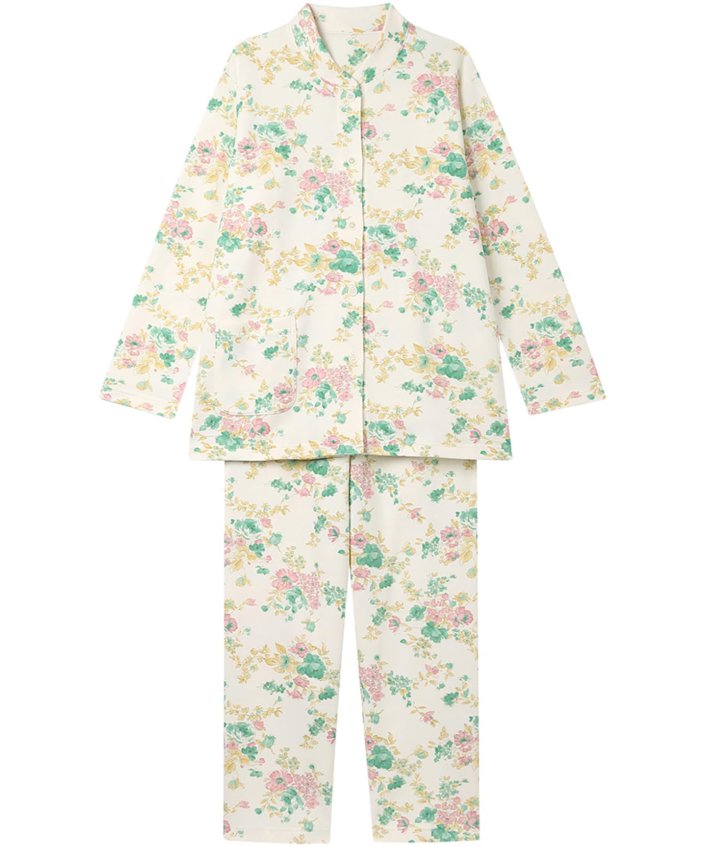 

EP6019 Cotton Warm Long and Pants Wing/Wacoal Women s Pajamas, 100% (Skin Side), Winter, Sleeves,