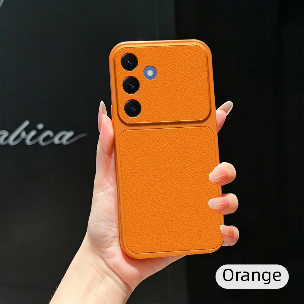 Для Samsung S24 + Чехол Galaxy S23 S24 Plus S23 FE + Чехол Кожаный Чехол Роскошная Защита Линзы Защитный Матовый Кожаный Задняя Крышка