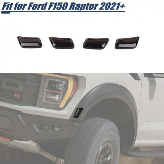Copertura Luci Segnalazione Sopracciglio Ruota Nero Affumicato Accessori Per Ford F150 Raptor21+