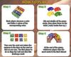 Face Changing Magic Cubes Game,Expression Matching Block Puzzle with Bell, Educational Building Toy for Adults