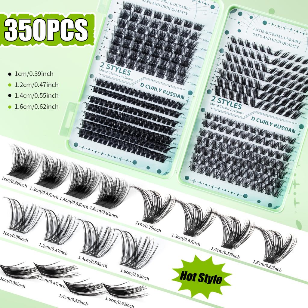Diy Single Cluster Oblique Flying Hair Large Capacity Eyelash Book Natural Thick D Song Segmented False Eyelashes