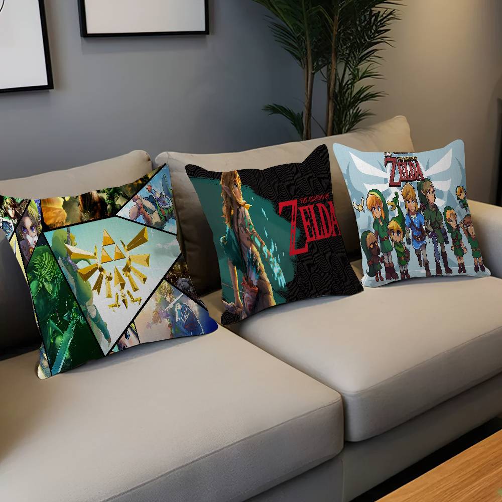 Die Legende von Z-Zelda Spiel Kissenbezug Zoll Bauernhausdekor Heim Überwurf Kissenbezüge für Couch Dekorationen