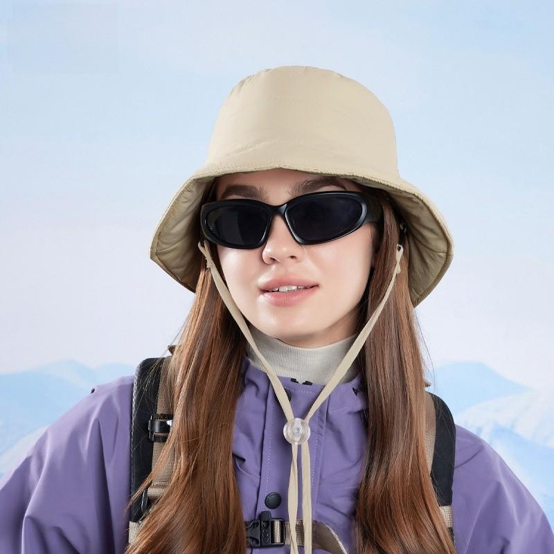 Winter Cotton Puffer Fisherman Hat With Warmth For Outdoor Activities