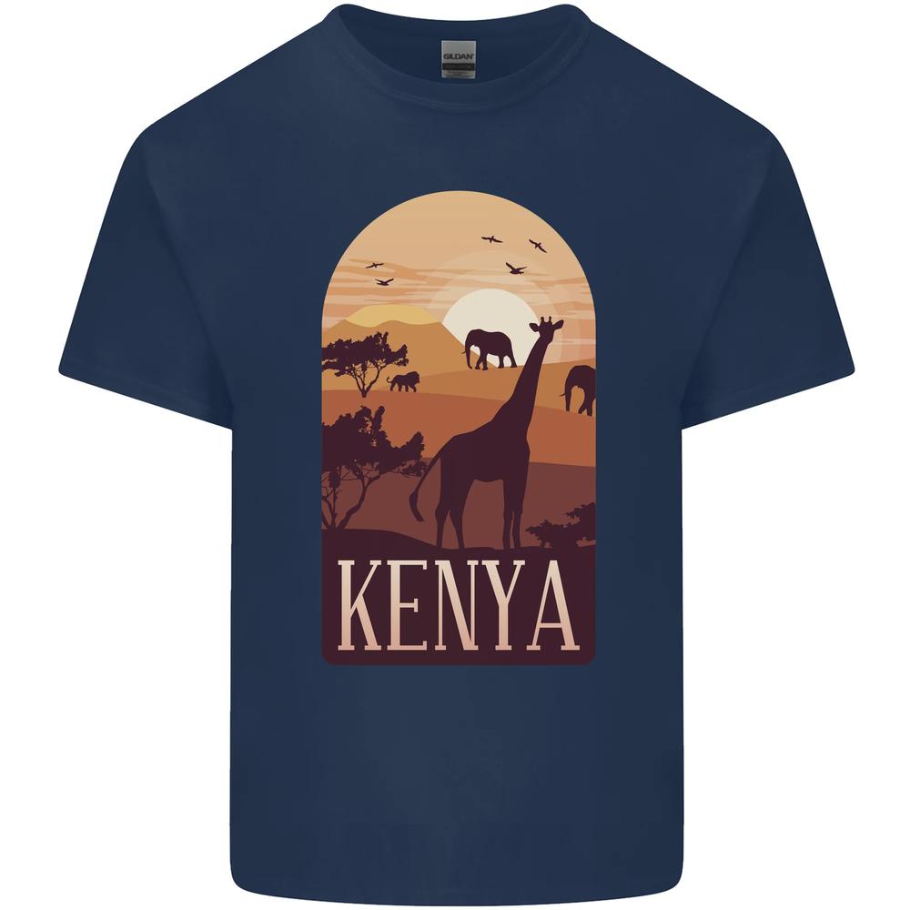 Kenya Safari Souvenir Unisexs Cotton TShirt Tee Top