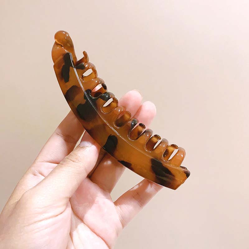 Trendige matte Haarspangen Einfarbig Bananenclip Damen Haaraccessoires Mode Pferdeschwanz Haarspangen Haarklammern Haarnadeln