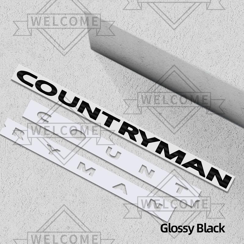 3D Car Stickers For Mini Cooper D SD Countryman Clubman Emblem Auto Body Letter Badge Trunk Decal Decoration Accessories