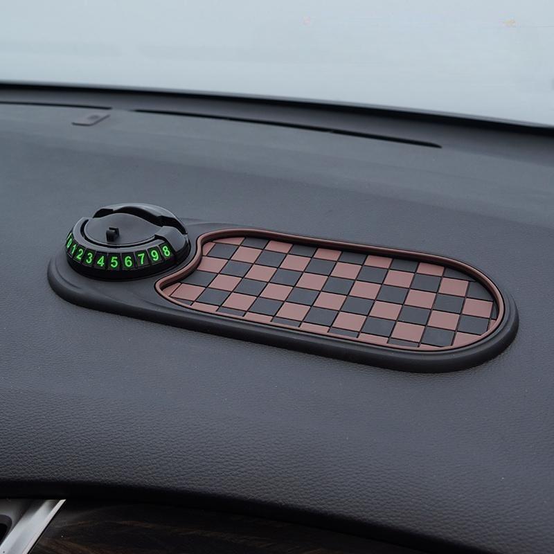 Anti Slip Phone Mat for Car 360 Degree Rotatable Phone Holder Multifunction Interior Accessories Cellphone Automobile Cradle Pad