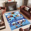 Manchester City Customize Text Area Rug Suitable for Dining Room Game Room Hallway Outdoor Antislip Carpet Anime Office Decor